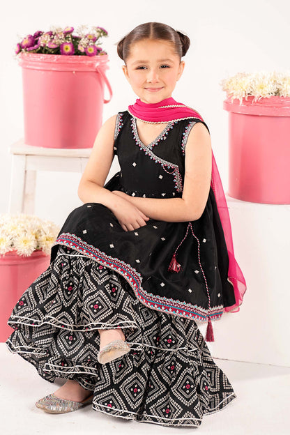 3 Piece Embroidered Lawn Suit - by Maria Faisal - Registered Vendor of : Maria B Kids - 100% Original Designer Dress