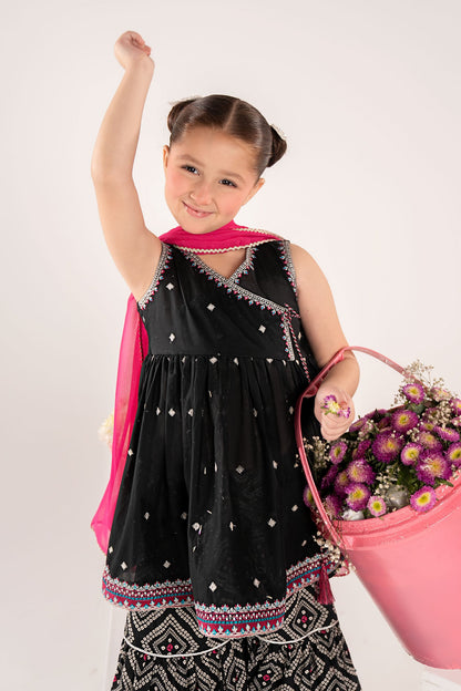 3 Piece Embroidered Lawn Suit - by Maria Faisal - Registered Vendor of : Maria B Kids - 100% Original Designer Dress
