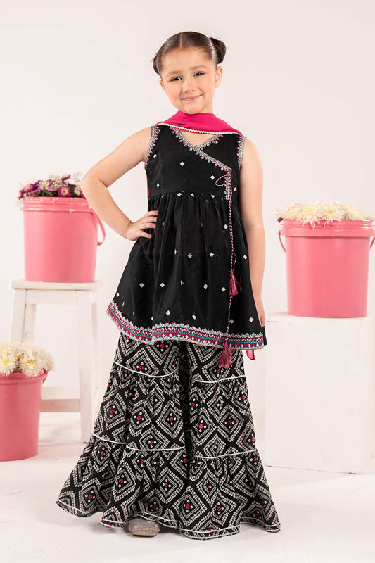 3 Piece Embroidered Lawn Suit - by Maria Faisal - Registered Vendor of : Maria B Kids - 100% Original Designer Dress