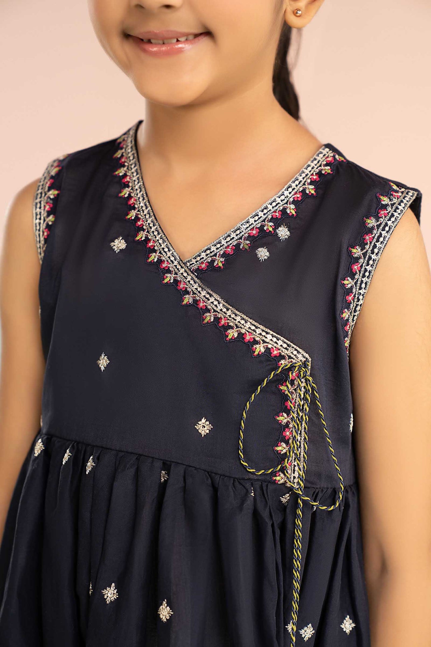 3 Piece Embroidered Lawn Suit - by Maria Faisal - Registered Vendor of : Maria B Kids - 100% Original Designer Dress