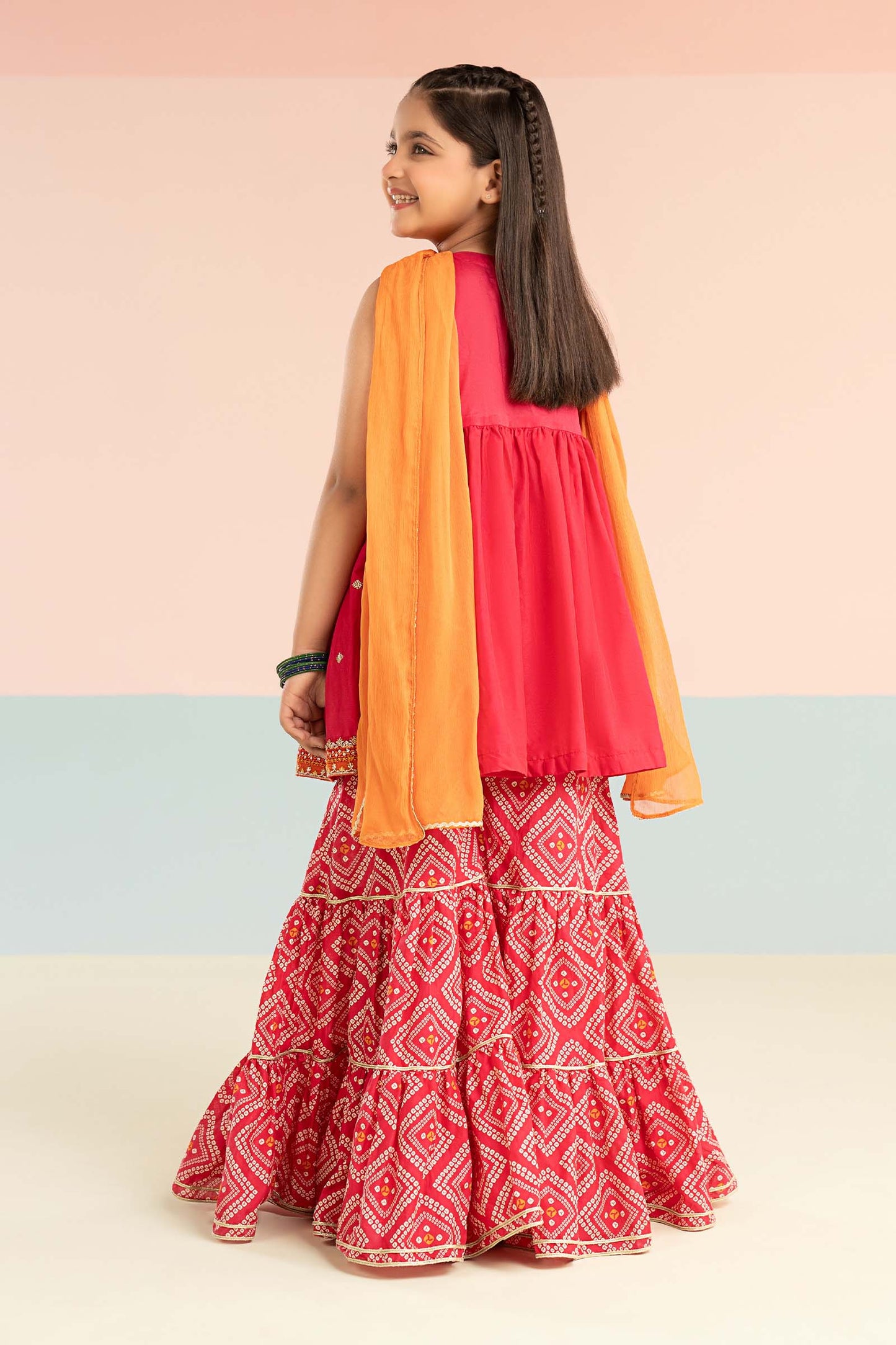 3 Piece Embroidered Lawn Suit - by Maria Faisal - Registered Vendor of : Maria B Kids - 100% Original Designer Dress