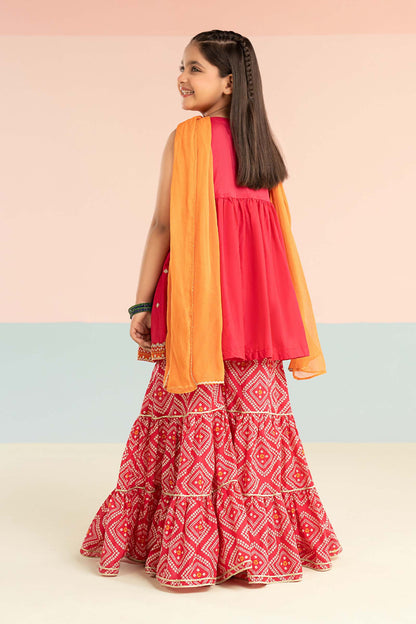 3 Piece Embroidered Lawn Suit - by Maria Faisal - Registered Vendor of : Maria B Kids - 100% Original Designer Dress