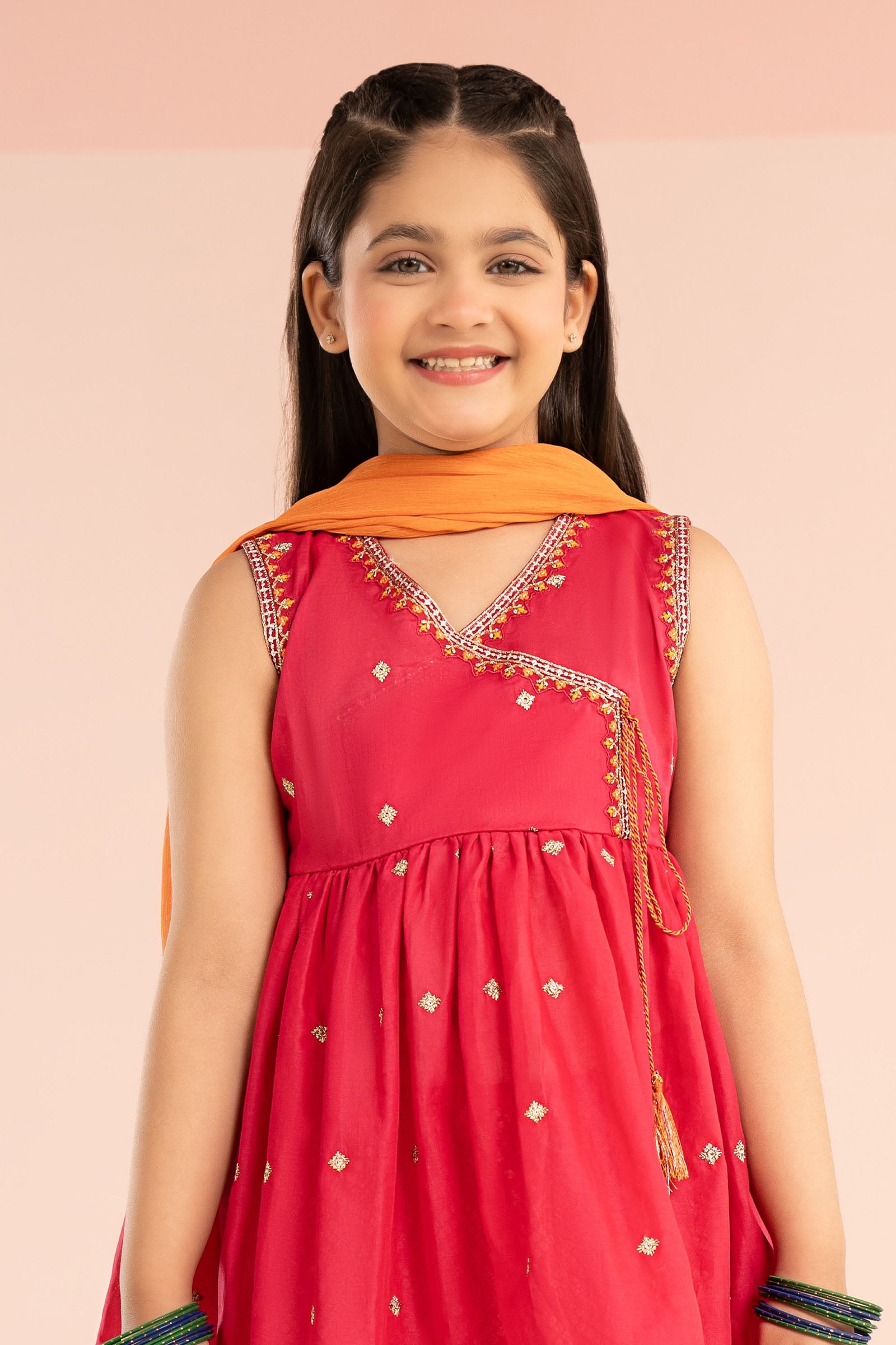 3 Piece Embroidered Lawn Suit - by Maria Faisal - Registered Vendor of : Maria B Kids - 100% Original Designer Dress