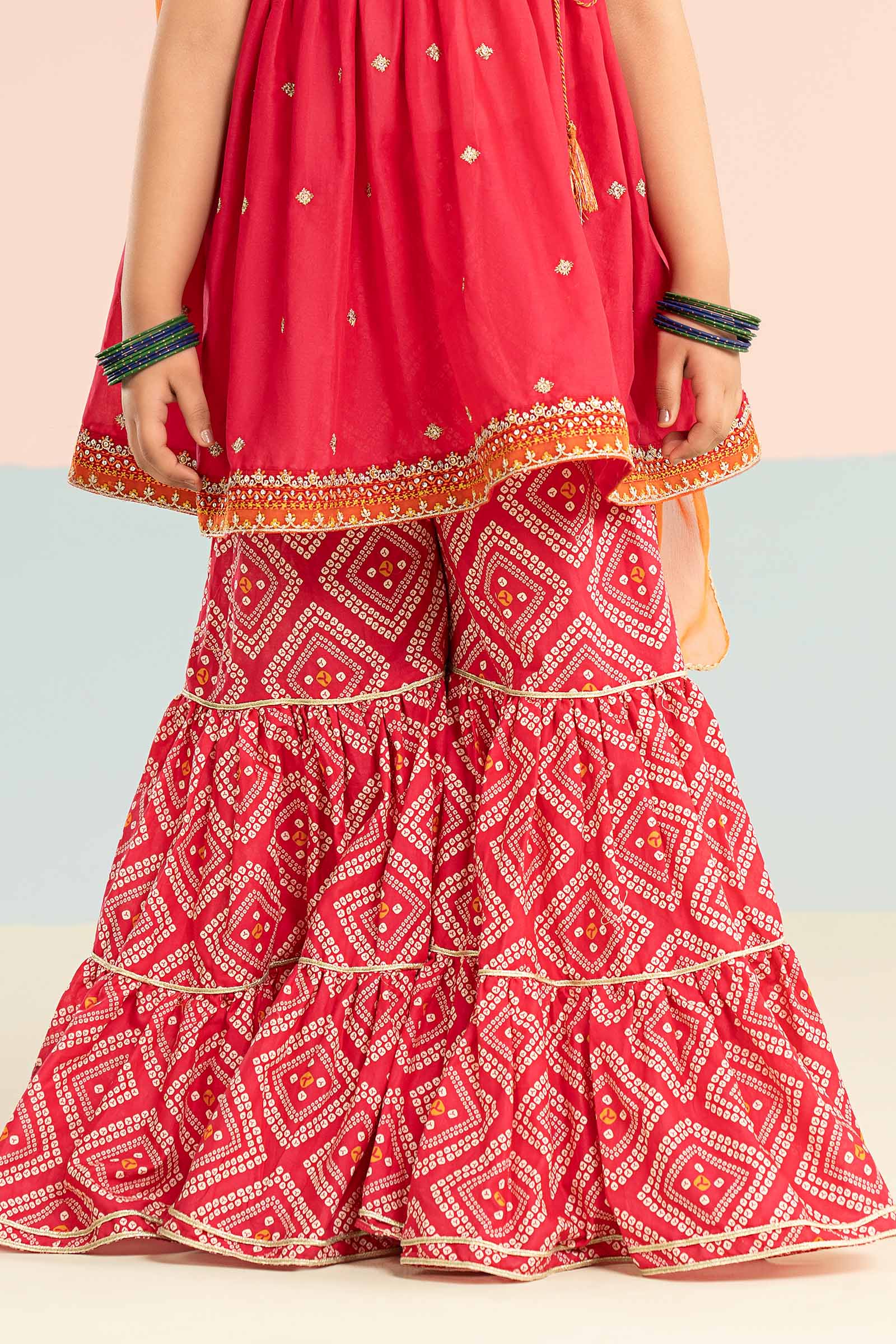 3 Piece Embroidered Lawn Suit - by Maria Faisal - Registered Vendor of : Maria B Kids - 100% Original Designer Dress