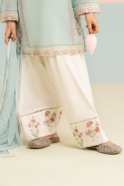 3 Piece Embroidered Lawn Suit - Kids Clothing - available at Maria Faisal in UK and USA.