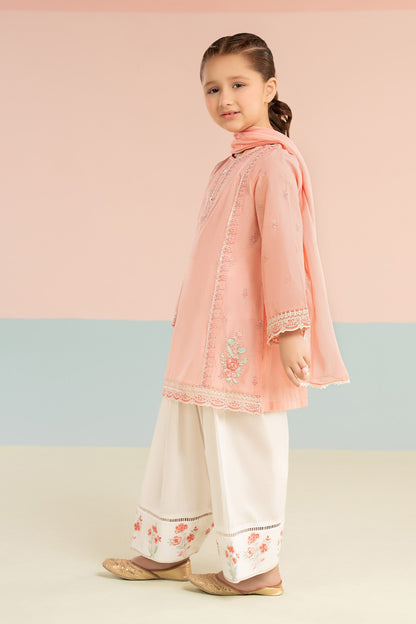 3 Piece Embroidered Lawn Suit - Kids Clothing - available at Maria Faisal in UK and USA.