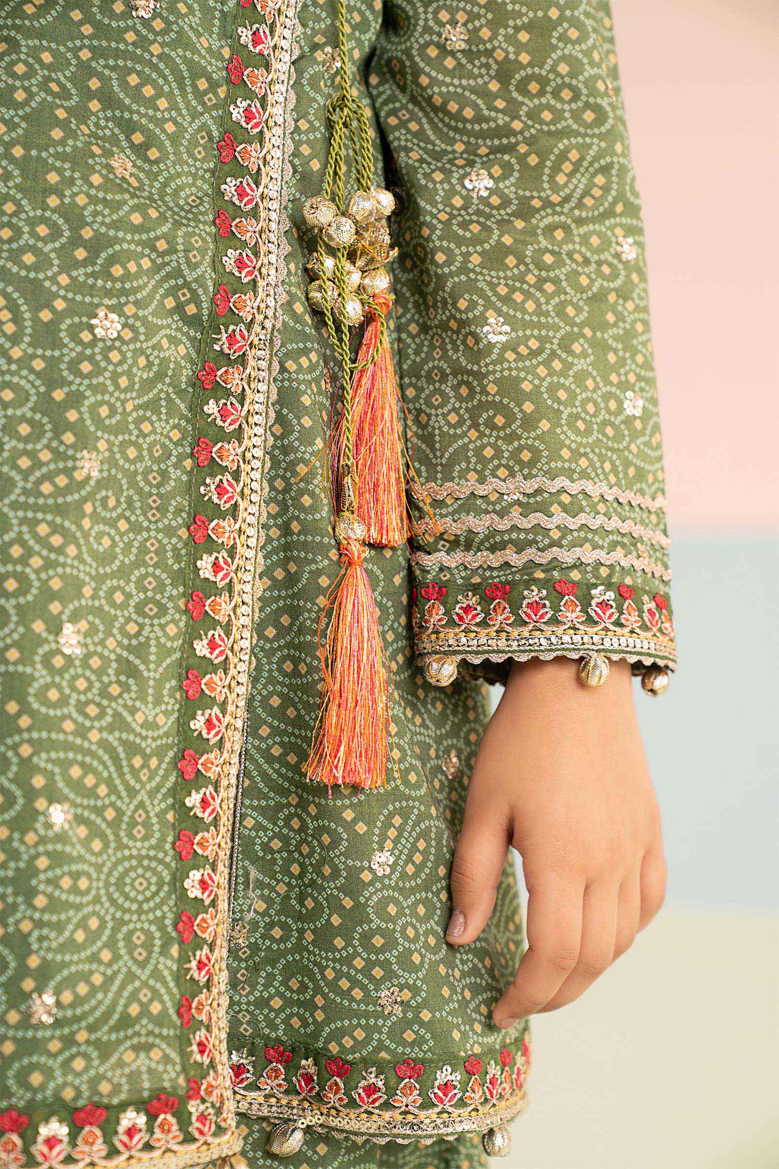 3 Piece Embroidered Lawn Suit - by Maria Faisal - Registered Vendor of : Maria B Kids - 100% Original Designer Dress