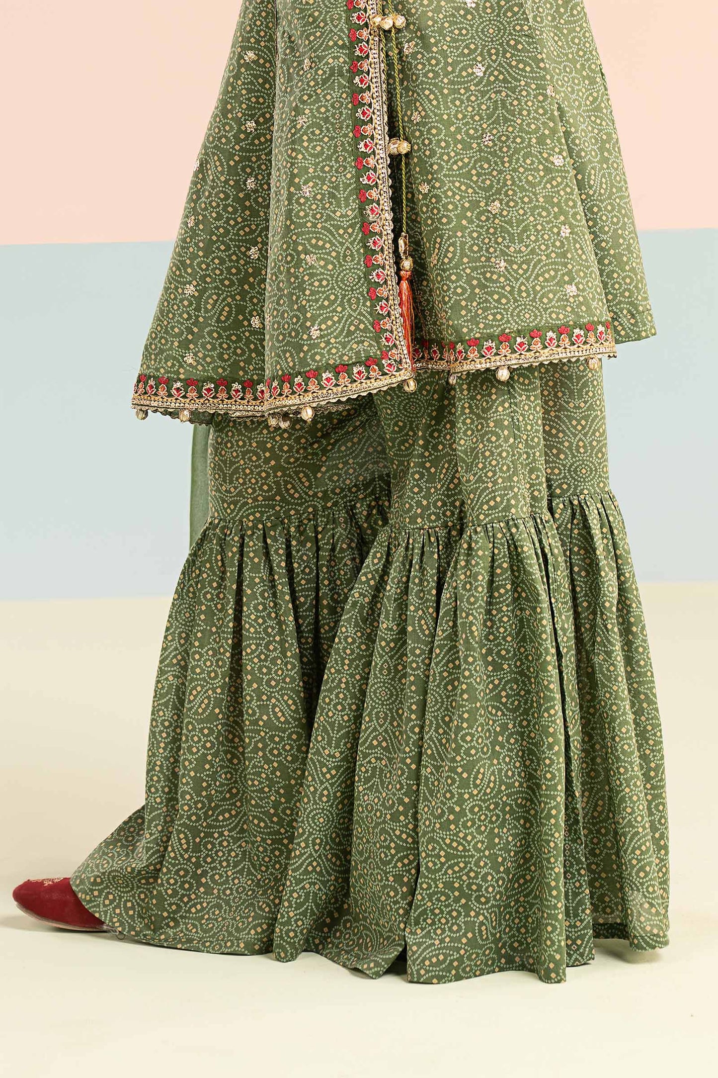 3 Piece Embroidered Lawn Suit - by Maria Faisal - Registered Vendor of : Maria B Kids - 100% Original Designer Dress
