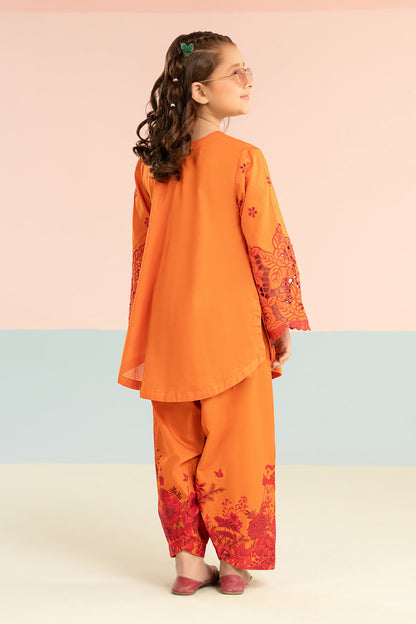 2 Piece Embroidered Lawn Suit - Kids Clothing - available at Maria Faisal in UK and USA.