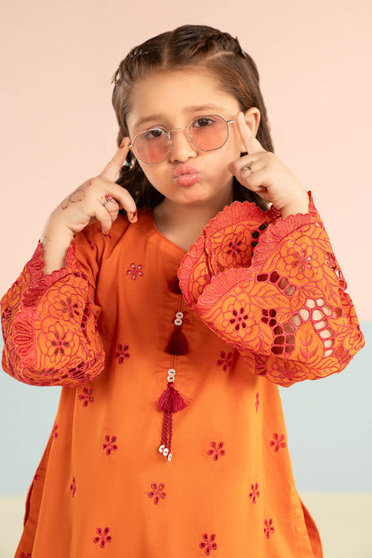 2 Piece Embroidered Lawn Suit - Kids Clothing - available at Maria Faisal in UK and USA.