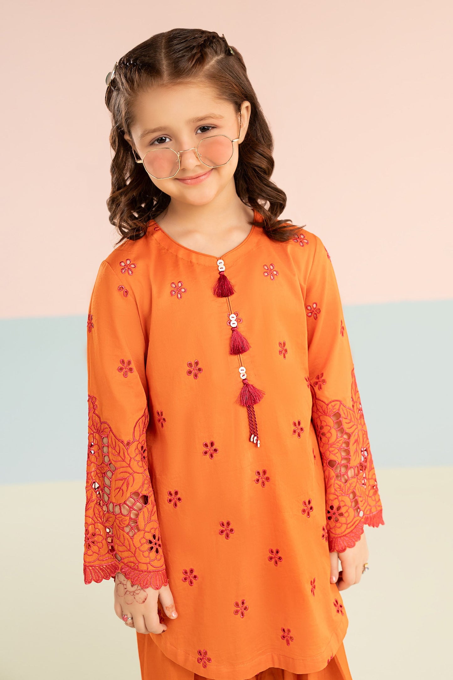 2 Piece Embroidered Lawn Suit - Kids Clothing - available at Maria Faisal in UK and USA.