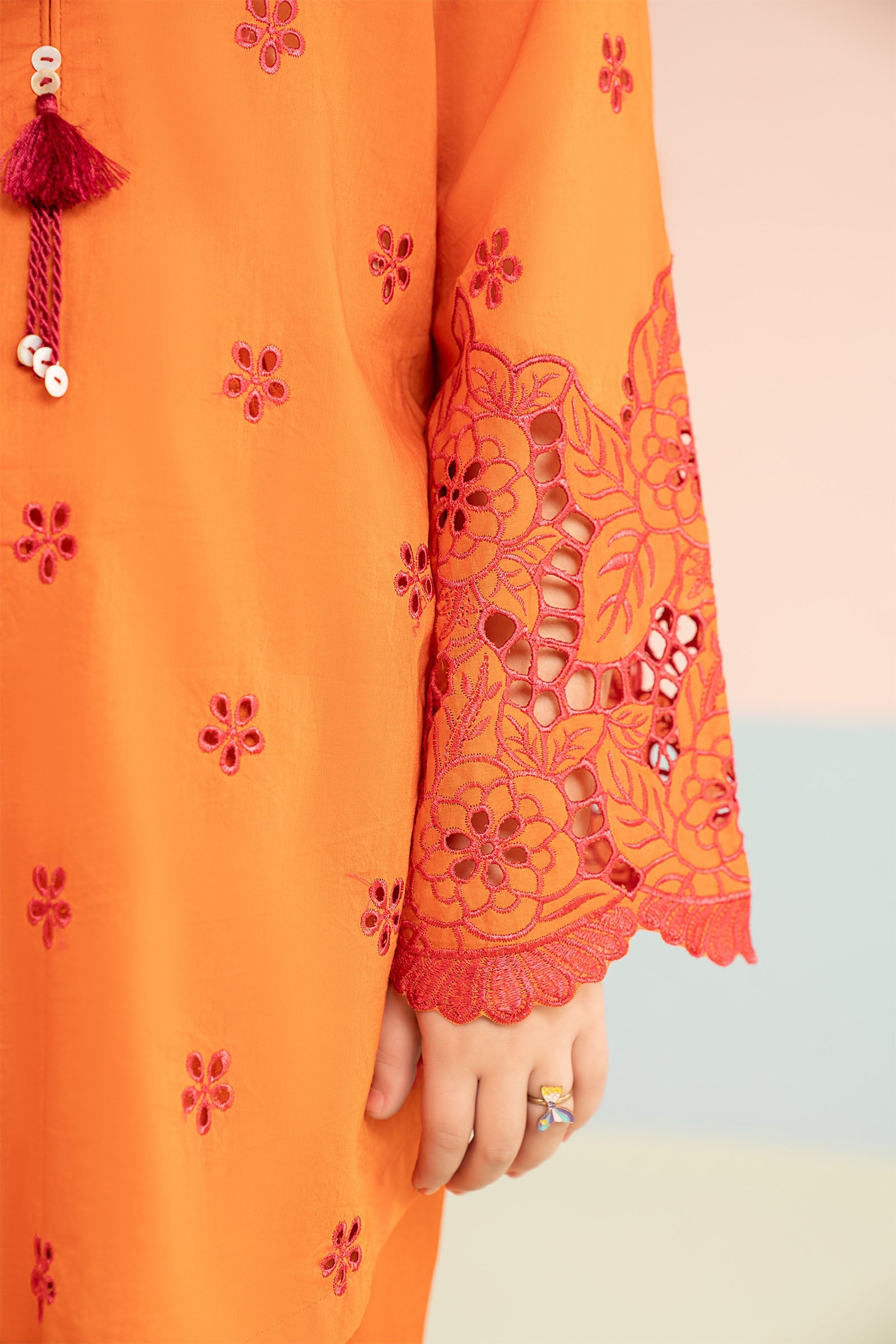 2 Piece Embroidered Lawn Suit - Kids Clothing - available at Maria Faisal in UK and USA.