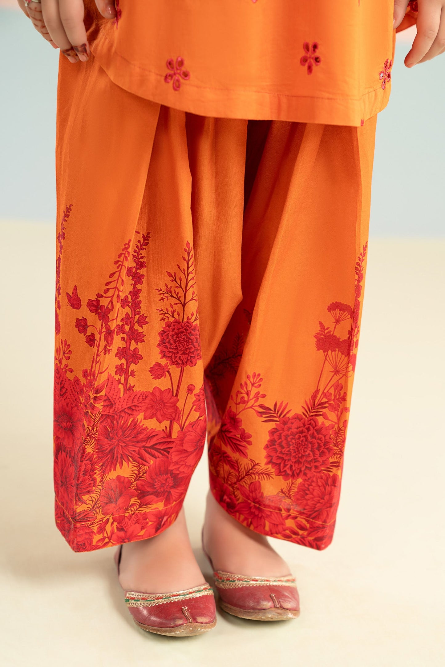 2 Piece Embroidered Lawn Suit - Kids Clothing - available at Maria Faisal in UK and USA.