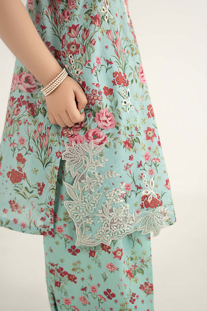 3 Piece Embroidered Lawn Suit - by Maria Faisal - Registered Vendor of : Maria B Kids - 100% Original Designer Dress
