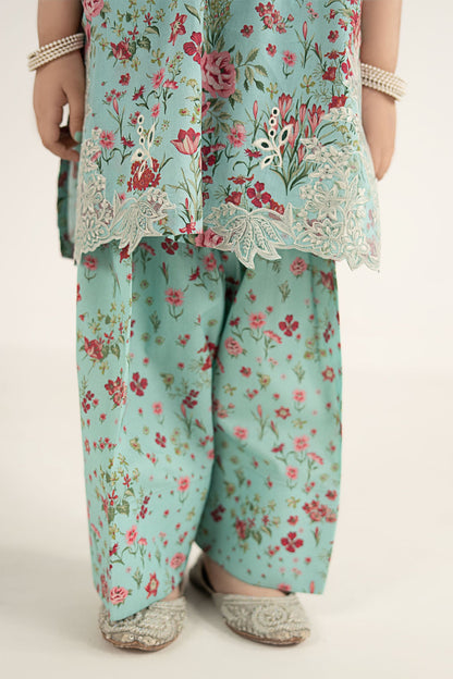 3 Piece Embroidered Lawn Suit - by Maria Faisal - Registered Vendor of : Maria B Kids - 100% Original Designer Dress