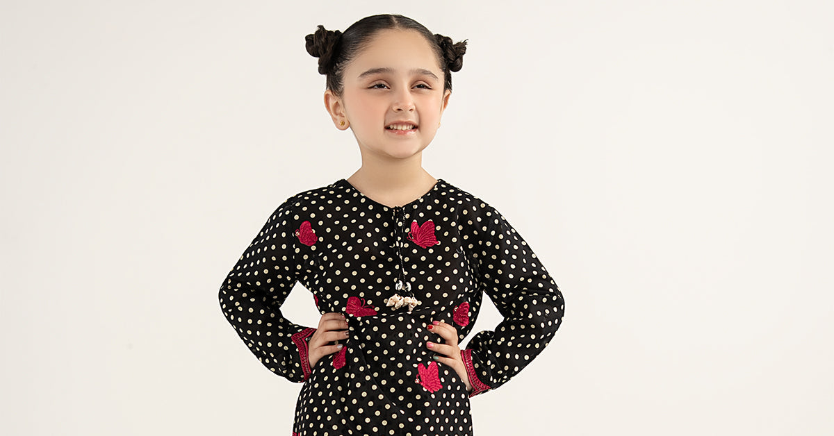 2 Piece Embroidered Lawn Suit - by Maria Faisal - Registered Vendor of : Maria B Kids - 100% Original Designer Dress