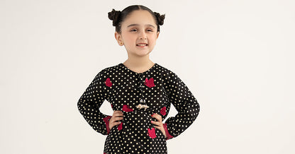 2 Piece Embroidered Lawn Suit - by Maria Faisal - Registered Vendor of : Maria B Kids - 100% Original Designer Dress