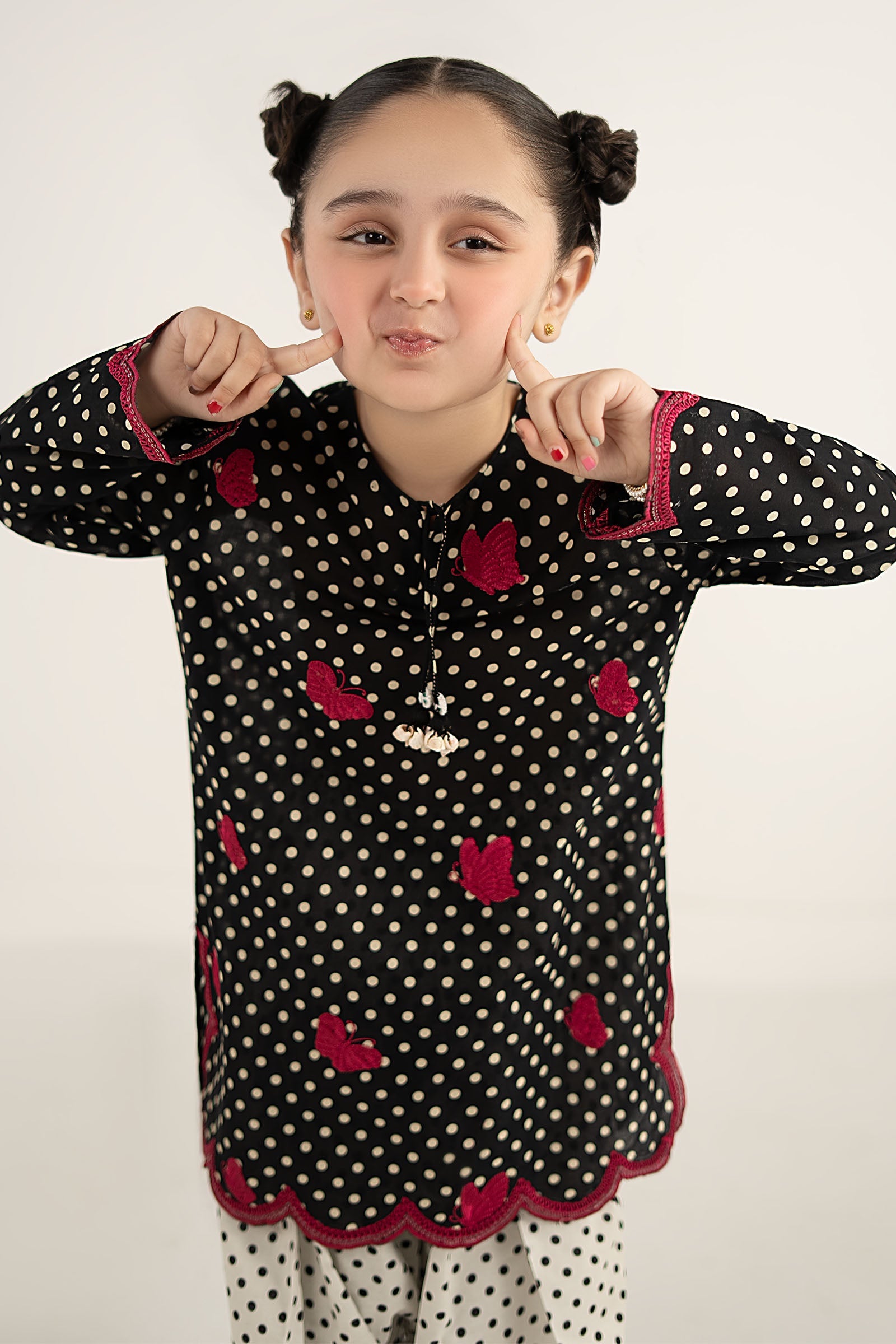 2 Piece Embroidered Lawn Suit - by Maria Faisal - Registered Vendor of : Maria B Kids - 100% Original Designer Dress