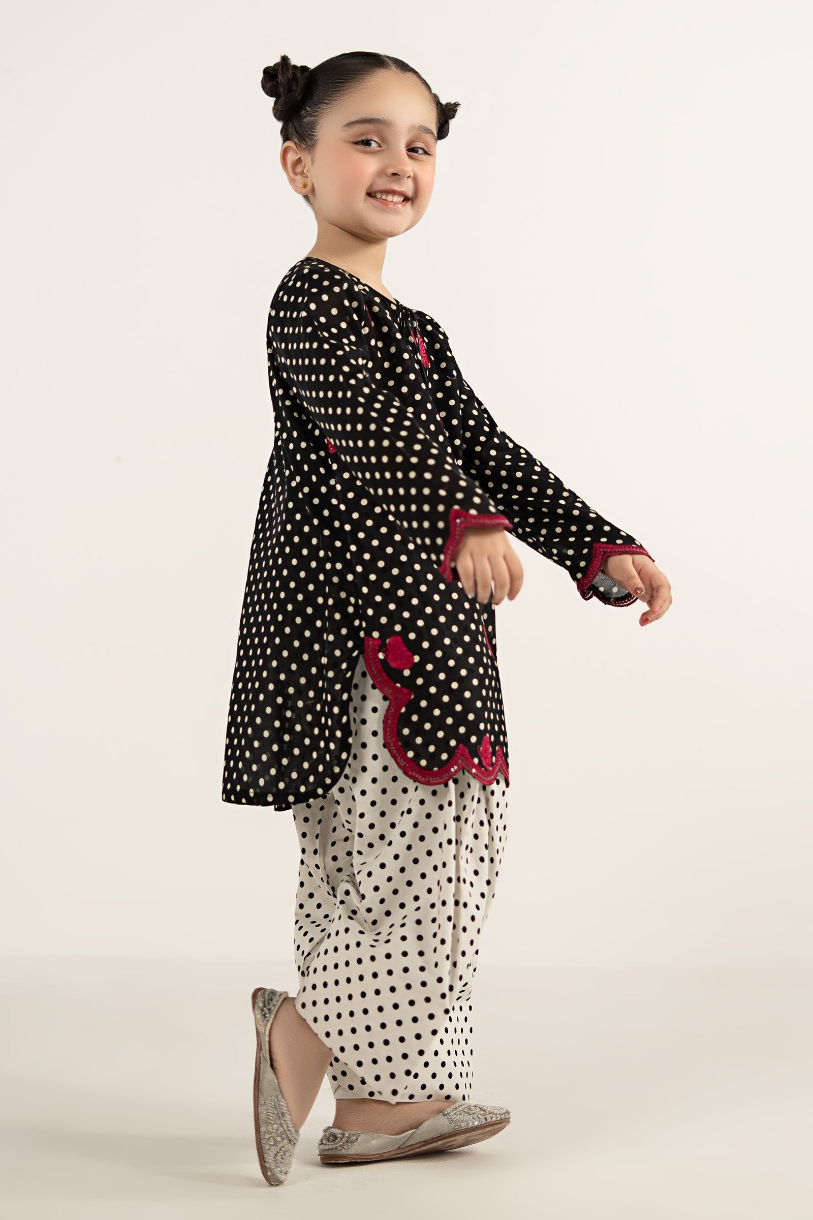 2 Piece Embroidered Lawn Suit - by Maria Faisal - Registered Vendor of : Maria B Kids - 100% Original Designer Dress