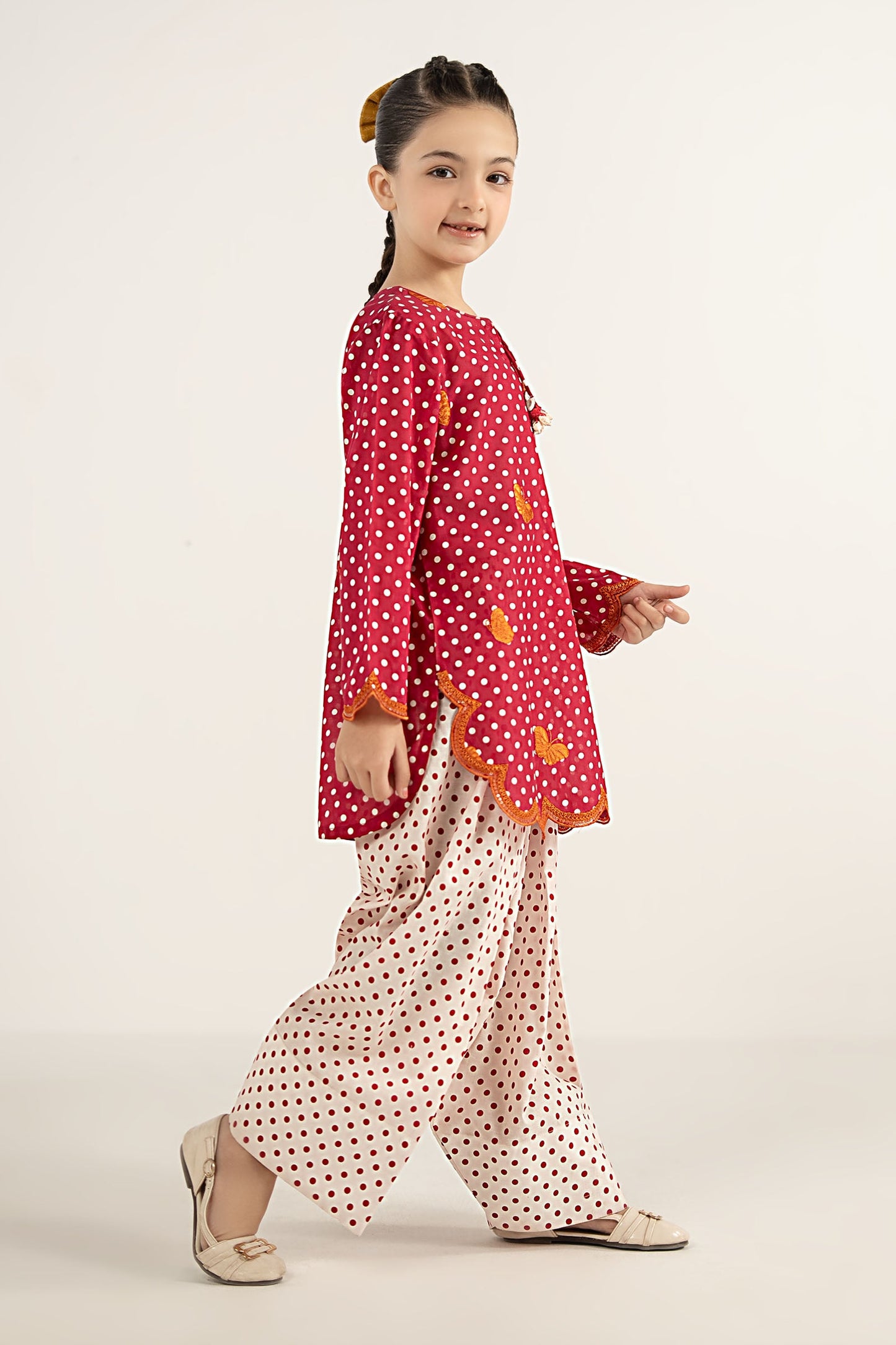 2 Piece Embroidered Lawn Suit - by Maria Faisal - Registered Vendor of : Maria B Kids - 100% Original Designer Dress