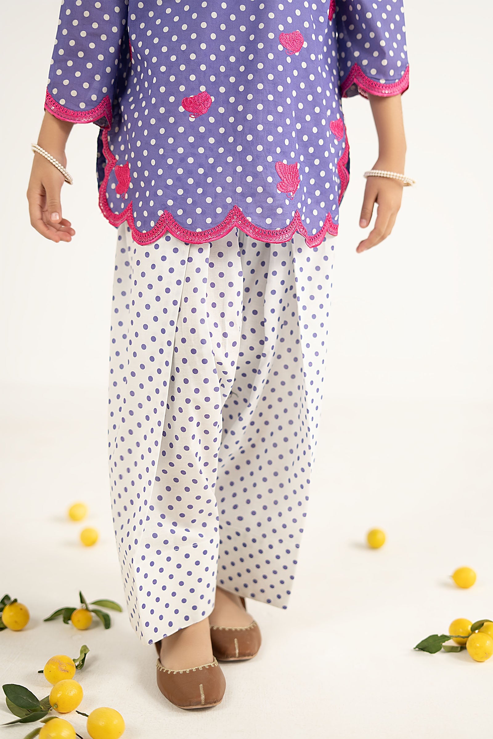 2 Piece Embroidered Lawn Suit - by Maria Faisal - Registered Vendor of : Maria B Kids - 100% Original Designer Dress