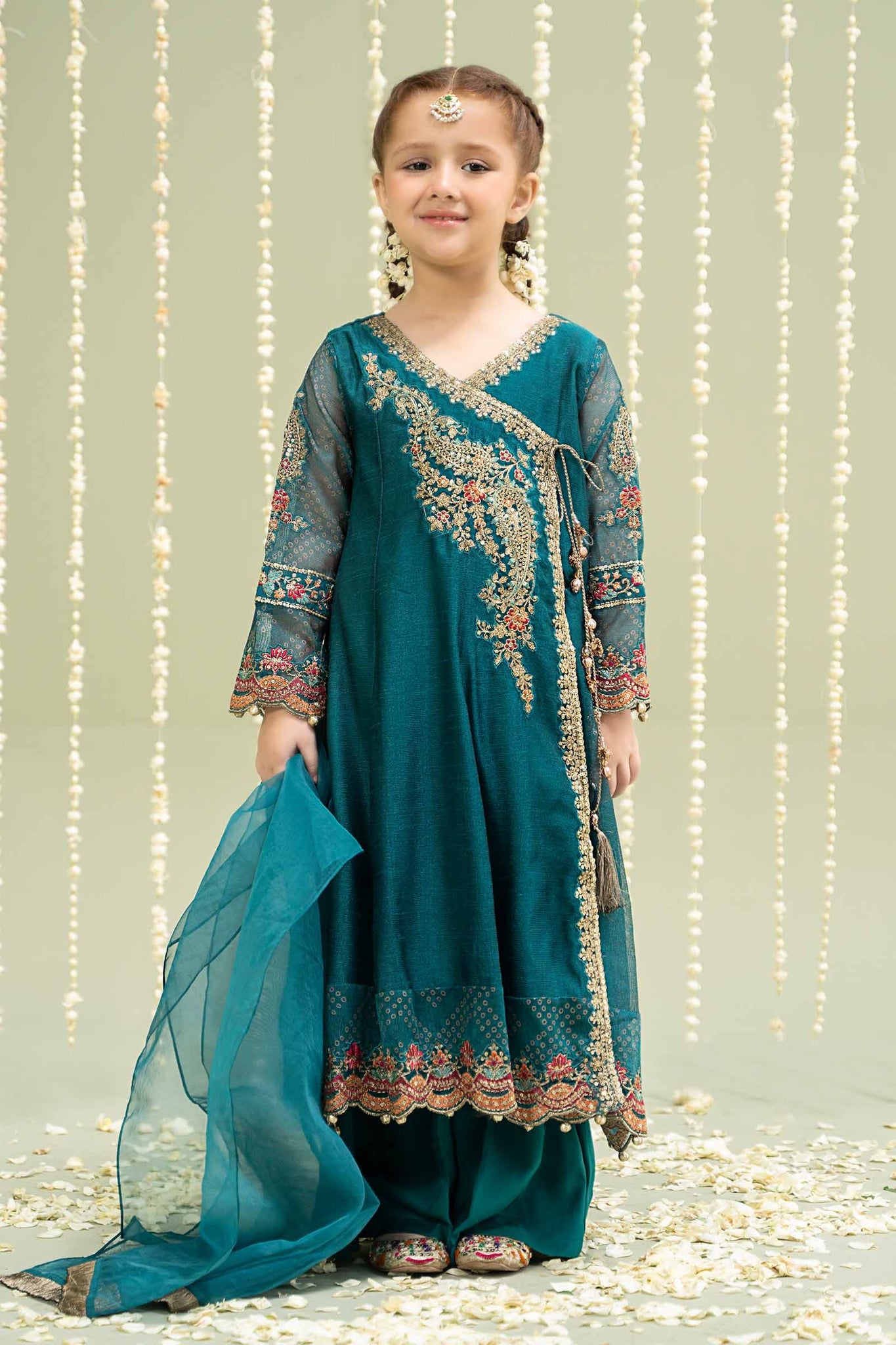 Maria B | 3 Piece Embroidered Paper Cotton Suit | MKD-W24-22