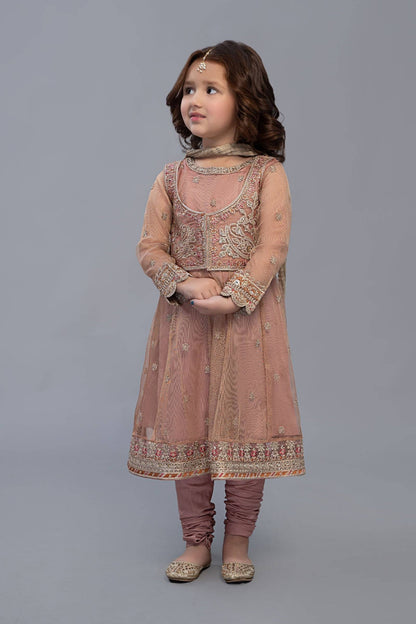 Maria B | 3 Piece Embroidered Suit | MKS-EF23-01R1 by Maria Faisal - Registered Vendor of : Maria B - type : Kids Clothes - 100% original wedding dresses