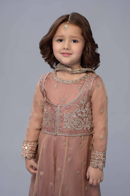 Maria B | 3 Piece Embroidered Suit | MKS-EF23-01R1 by Maria Faisal - Registered Vendor of : Maria B - type : Kids Clothes - 100% original wedding dresses