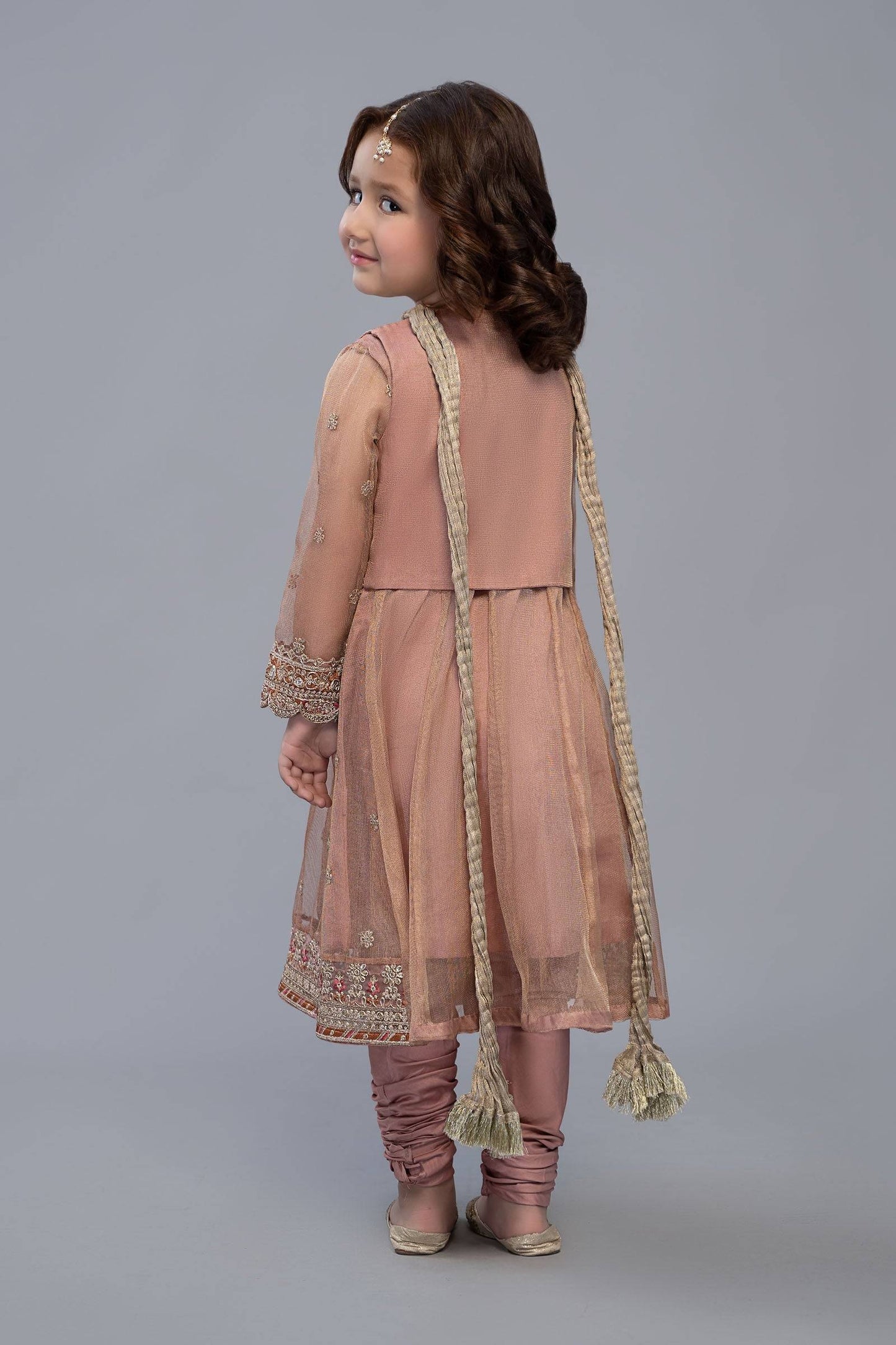 Maria B | 3 Piece Embroidered Suit | MKS-EF23-01R1 by Maria Faisal - Registered Vendor of : Maria B - type : Kids Clothes - 100% original wedding dresses