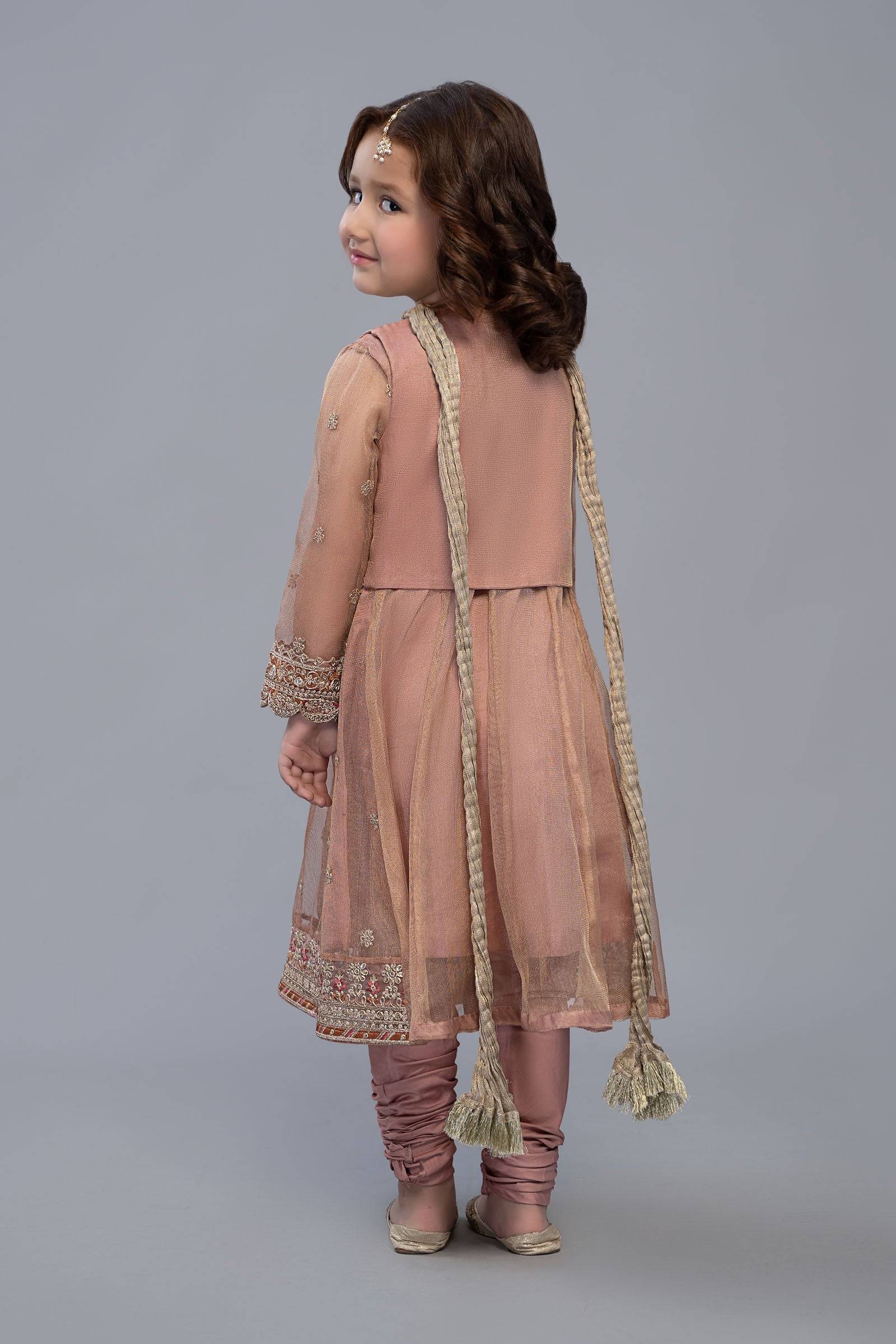 Maria B | 3 Piece Embroidered Suit | MKS-EF23-01R1 by Maria Faisal - Registered Vendor of : Maria B - type : Kids Clothes - 100% original wedding dresses
