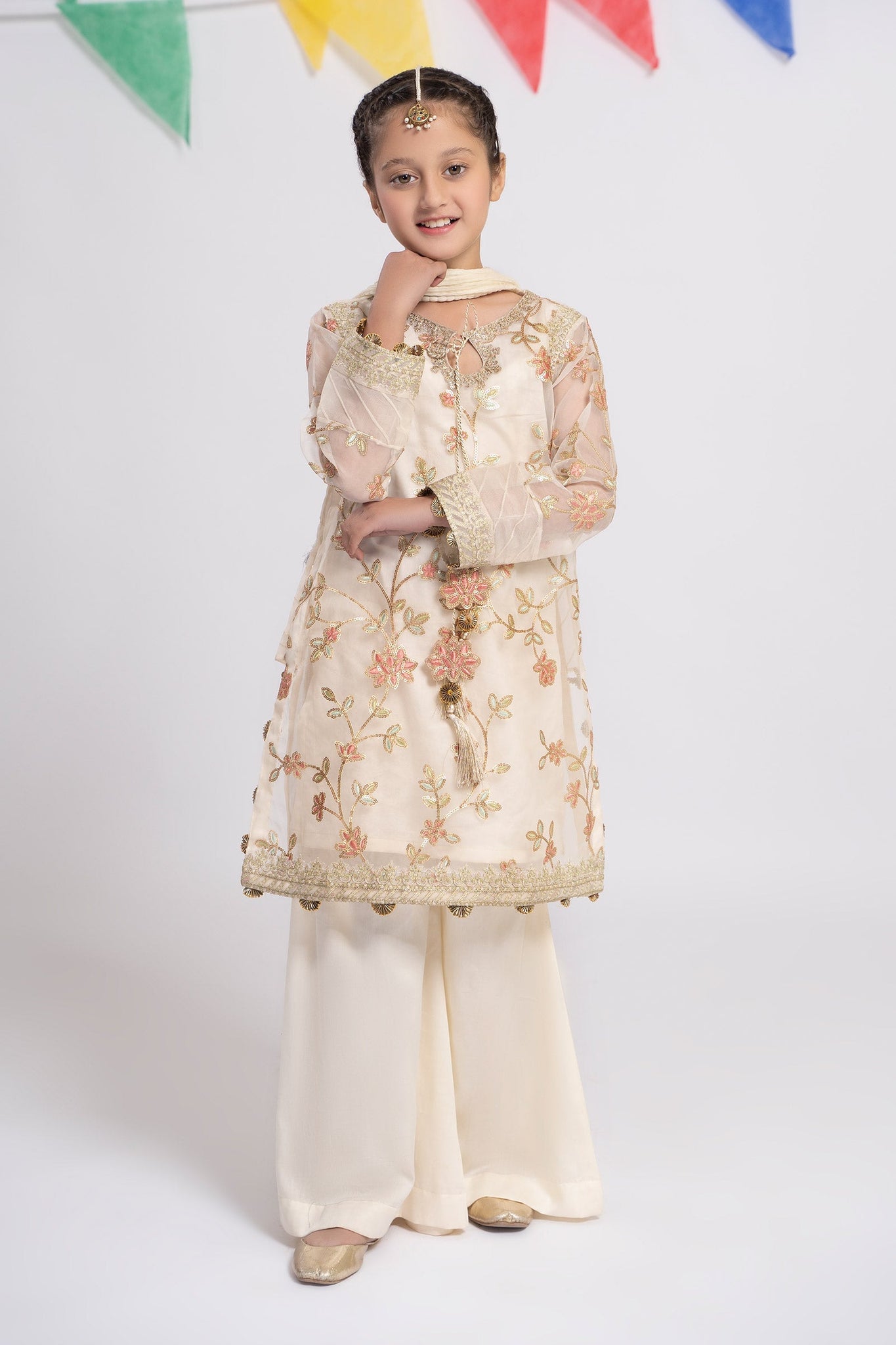 Maria B | 3 Piece Embroidered Organza Suit | MKS-EF24-30