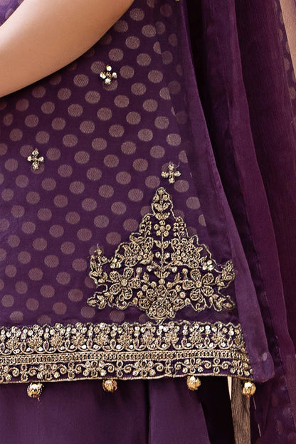 3 Piece Embroidered Suit - Kids Clothes - available at Maria Faisal in UK and USA