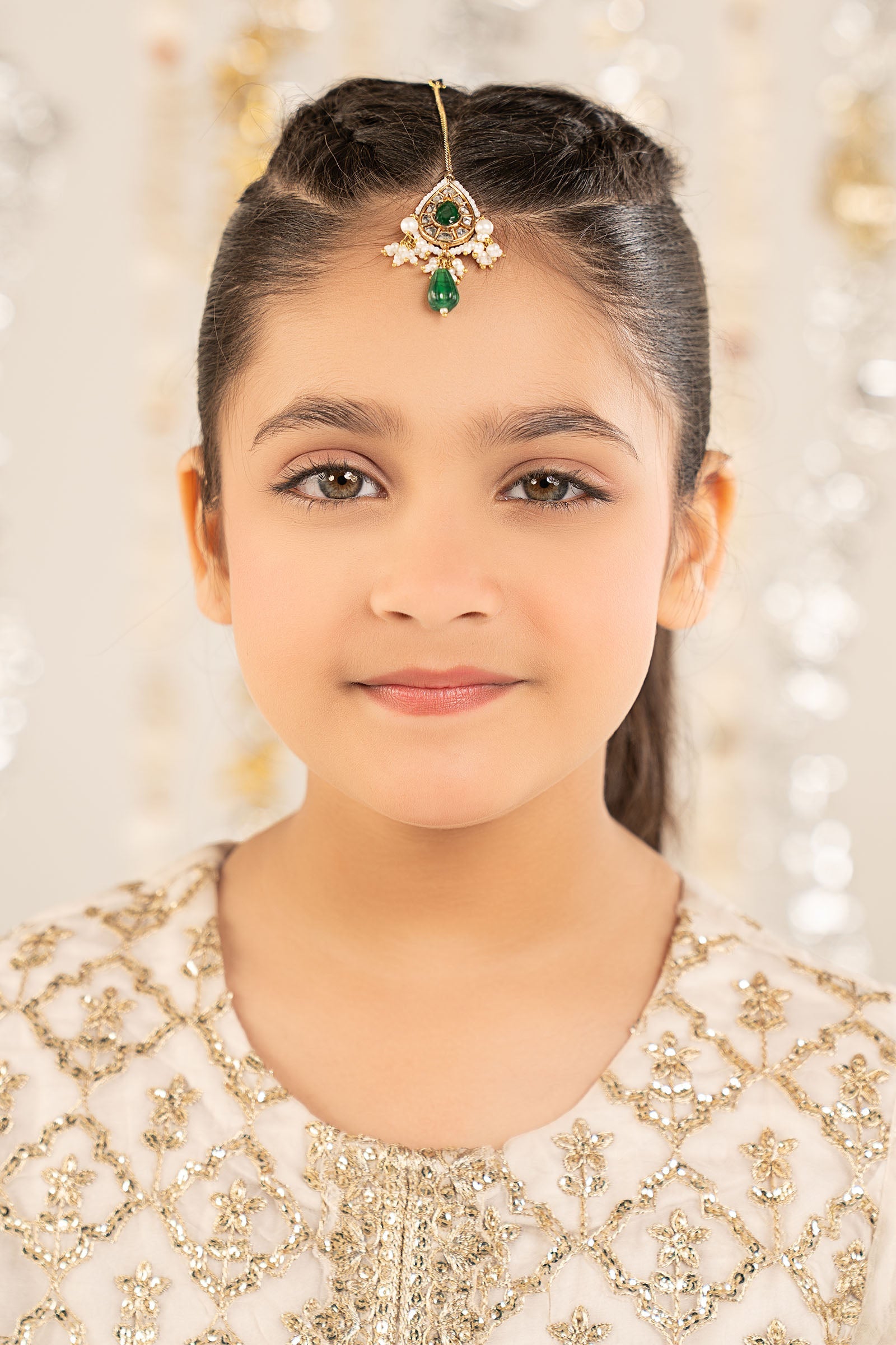 2 Piece Embroidered Organza Suit - Kids Clothing - available at Maria Faisal in UK and USA.