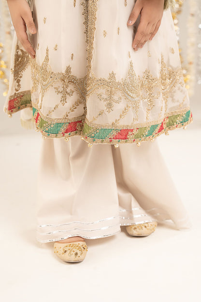 2 Piece Embroidered Organza Suit - Kids Clothing - available at Maria Faisal in UK and USA.