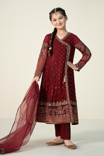 Maria B | 3 Piece Embroidered Suit | MKS-EF23-32R1