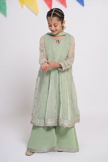 Maria B | 3 Piece Embroidered Organza Suit | MKS-EF24-15