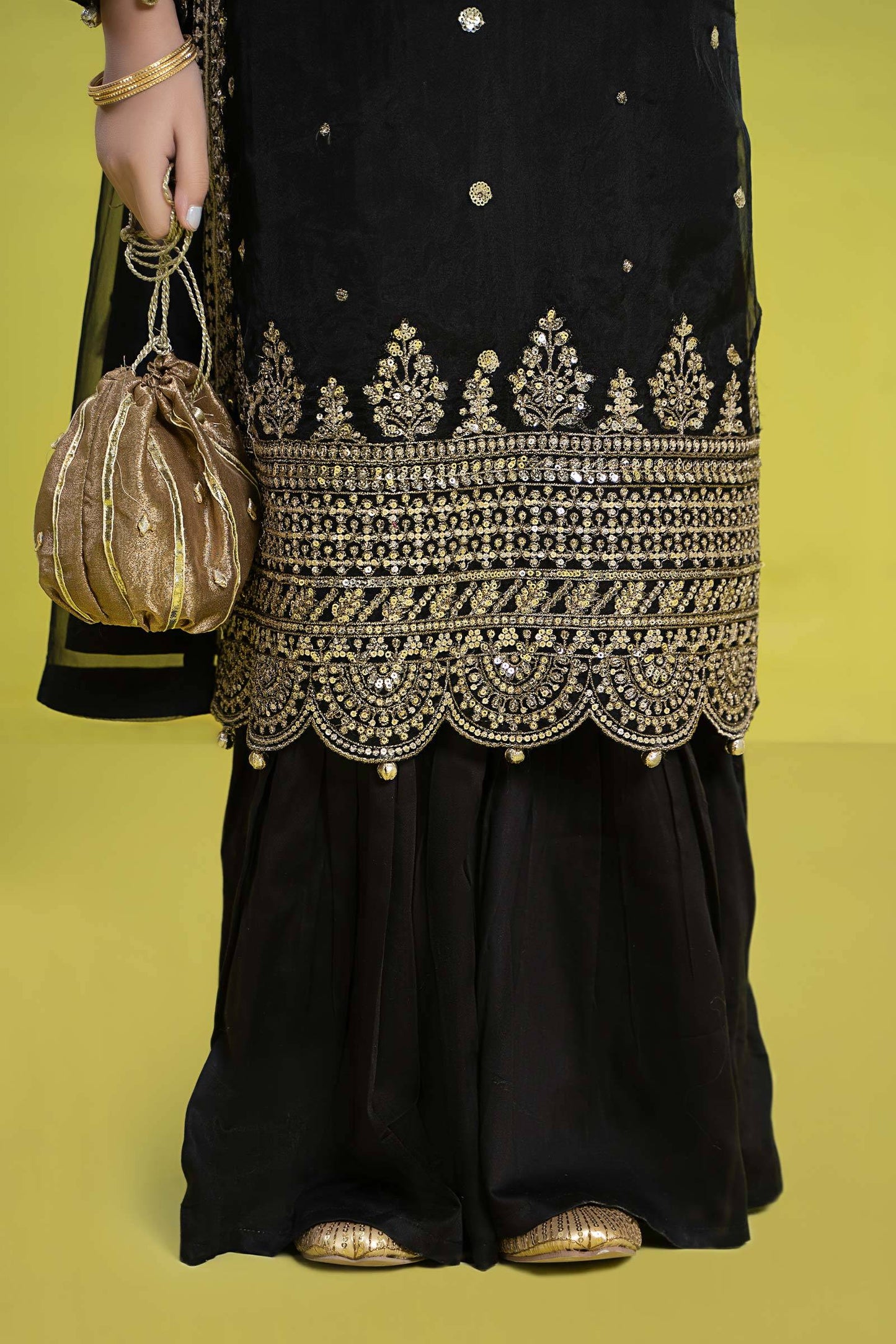 Maria B | 3 Piece Embroidered Organza Suit | MKS-EF24-37 by Maria Faisal - Registered Vendor of : Maria B - type : Kids Clothes - 100% original wedding dresses