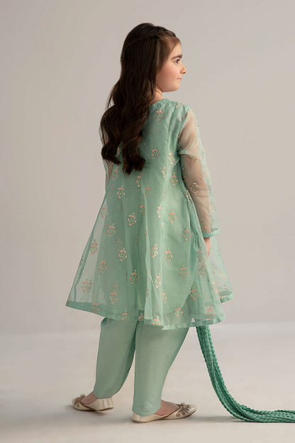 3 Piece Printed Poly Organza Suit - Kids Clothes - available at Maria Faisal in UK and USA