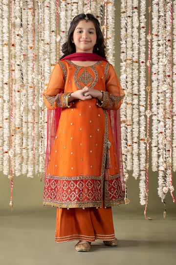 Maria B | 3 Piece Embroidered Organza Suit | MKS-EF25-21