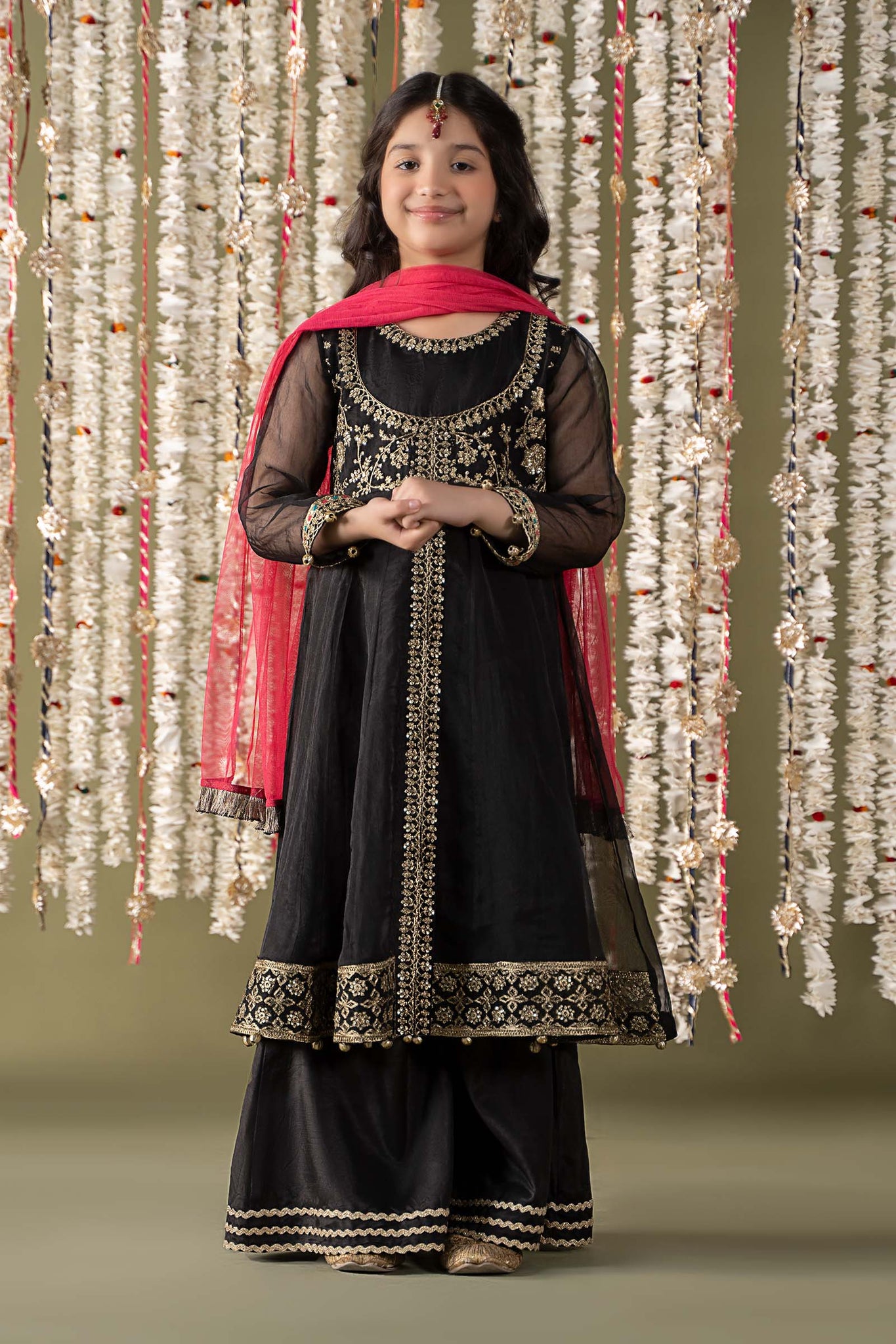 Maria B | 3 Piece Embroidered Organza Suit | MKS-EF25-32