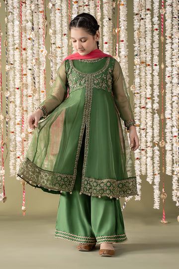 Maria B | 3 Piece Embroidered Organza Suit | MKS-EF25-32