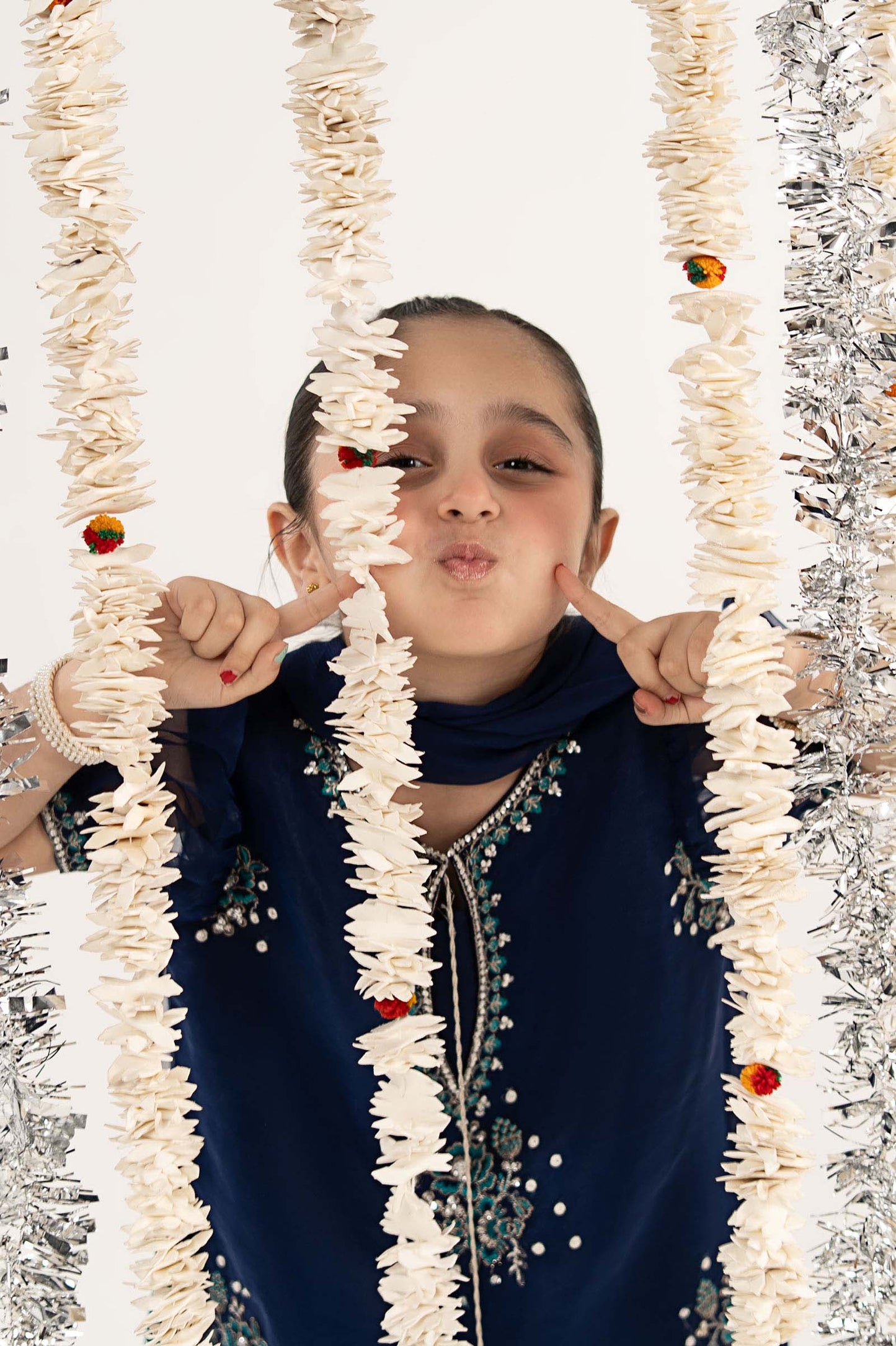 3 Piece Embroidered Organza Suit - Kids Clothing - available at Maria Faisal in UK and USA.