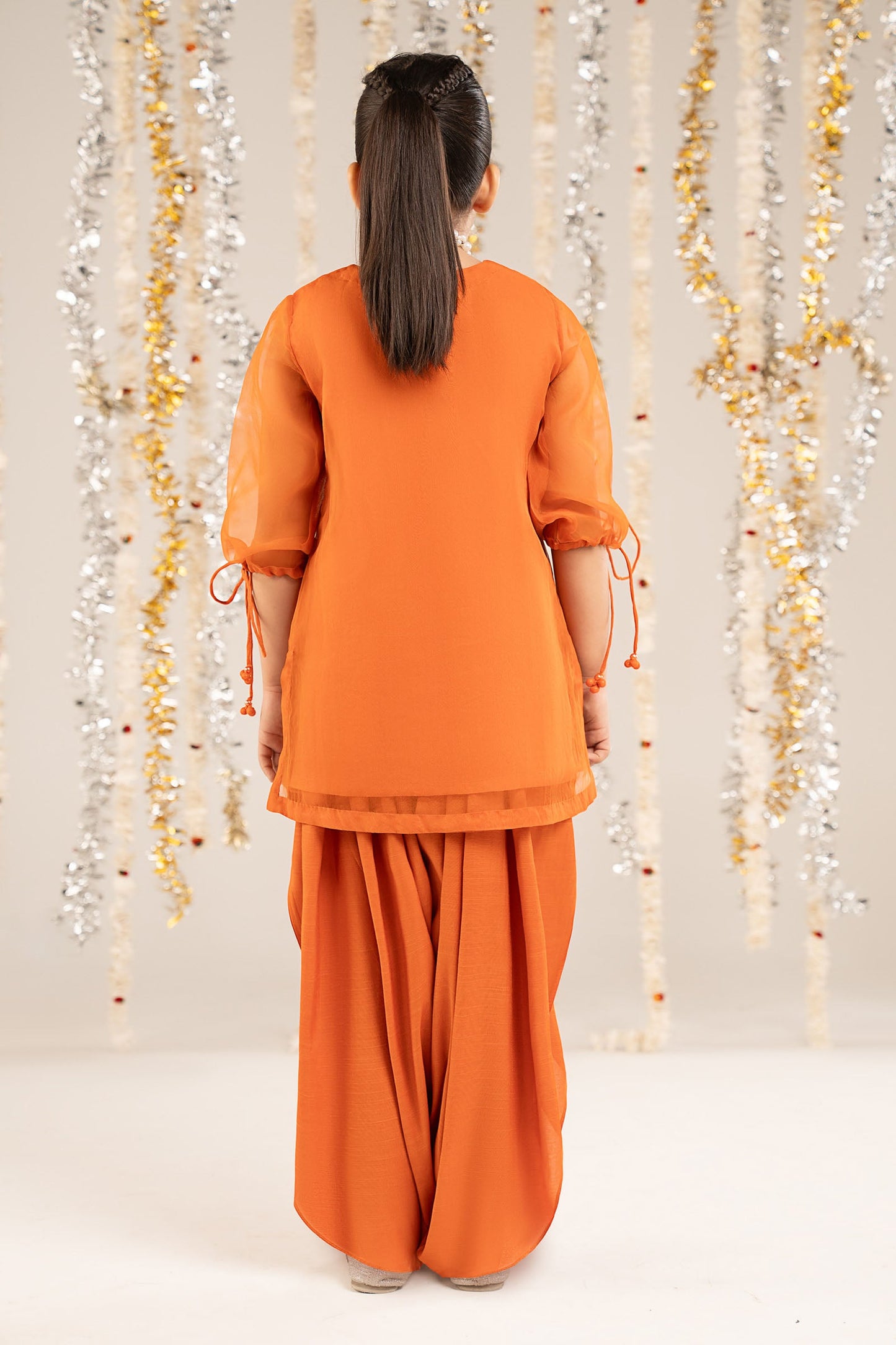 2 Piece Embellished Organza Suit - Kids Clothing - available at Maria Faisal in UK and USA.