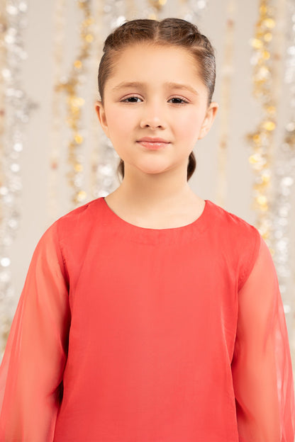 2 Piece Embellished Organza Suit - Kids Clothing - available at Maria Faisal in UK and USA.
