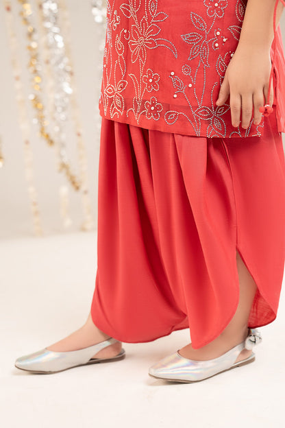 2 Piece Embellished Organza Suit - Kids Clothing - available at Maria Faisal in UK and USA.