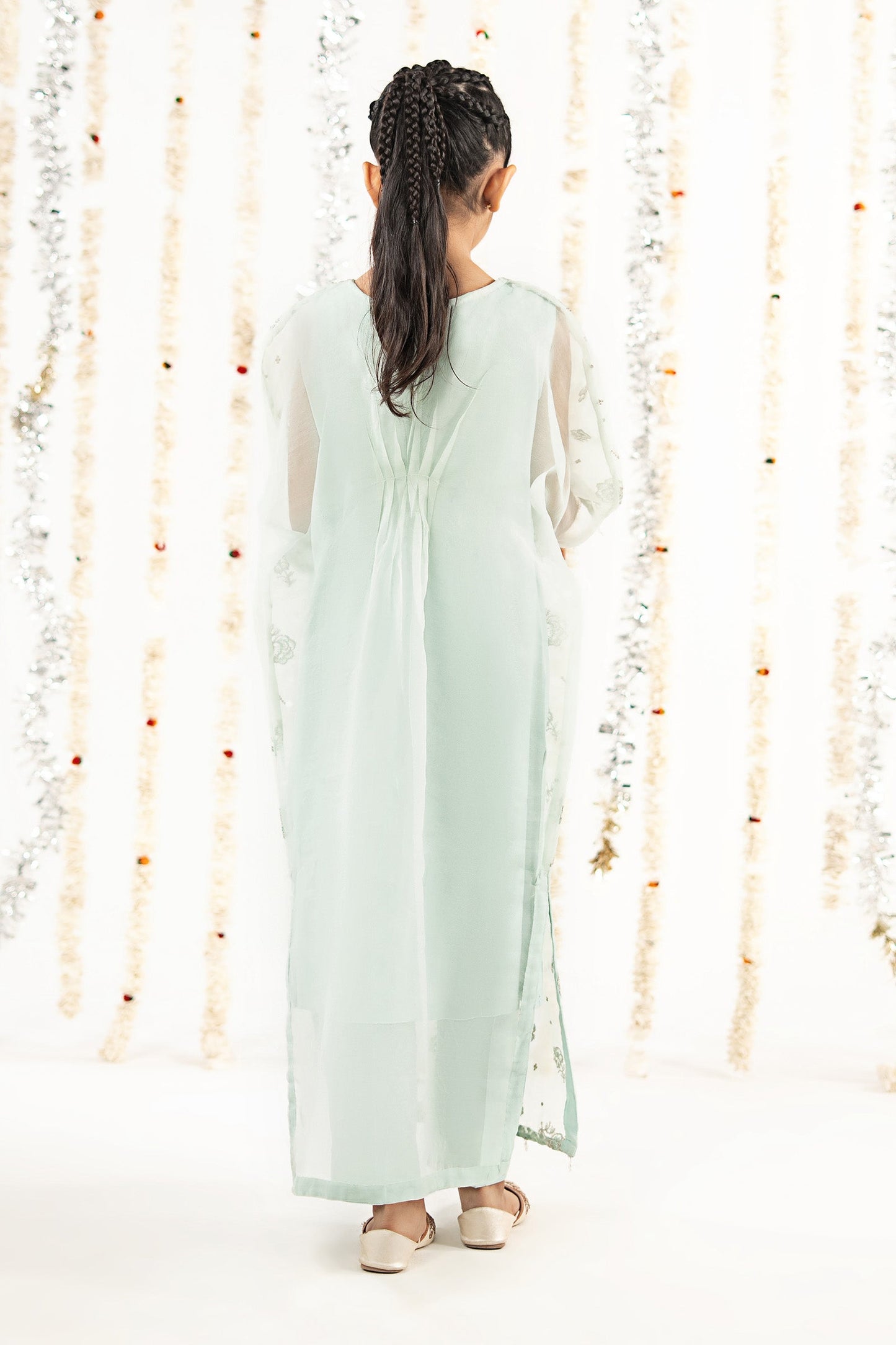 2 Piece Embroidered Organza Suit - Kids Clothing - available at Maria Faisal in UK and USA.