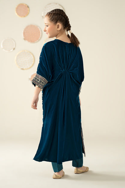 2 Piece Embroidered Velvet Suit - Kids Clothes - available at Maria Faisal in UK and USA