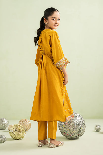 2 Piece Embroidered Velvet Suit - Kids Clothes - available at Maria Faisal in UK and USA