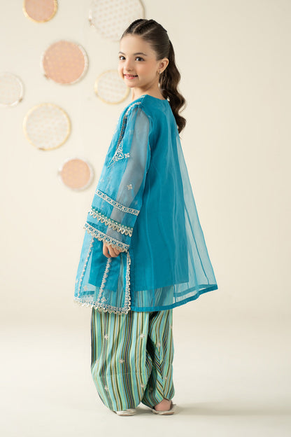 2 Piece Embroidered Organza Suit - Kids Clothing - available at Maria Faisal in UK and USA.