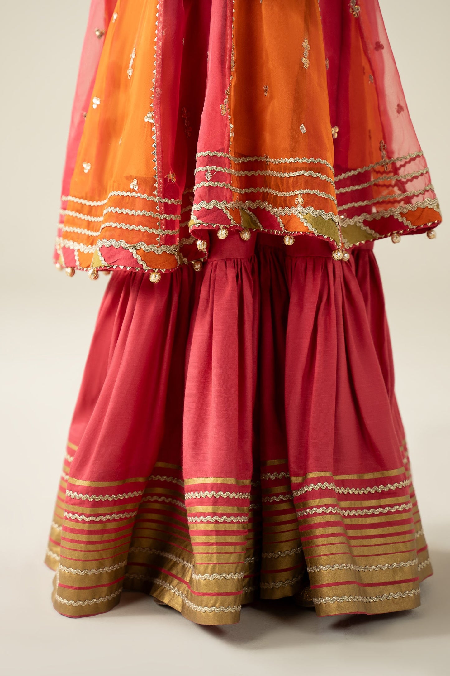 3 Piece Embroidered Organza Suit - Kids Clothing - available at Maria Faisal in UK and USA.